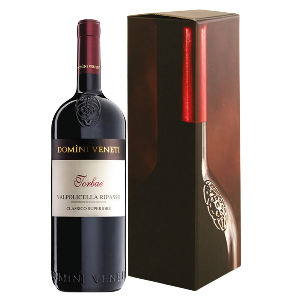 DOMINI VENETI SINGLE BOX VIGNIETI DI TORBE VALPOLICELLA RIPASSO CLASSICO SUPERIORE DOC MAGNUM, CUTIE CADOU 1×1,5L
