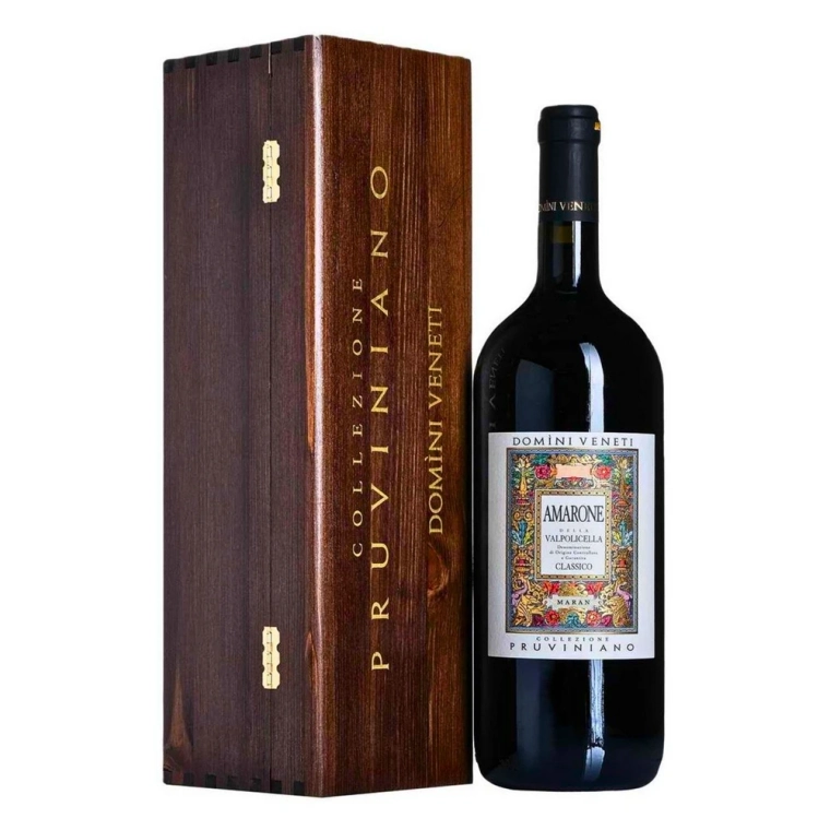 Domini Veneti Pruviniano Amarone Della Valpolicella Classico DOCG Magnum, Cutie Lemn 1×1,5L – Sticla vin Roșu – DOMINI VENETI